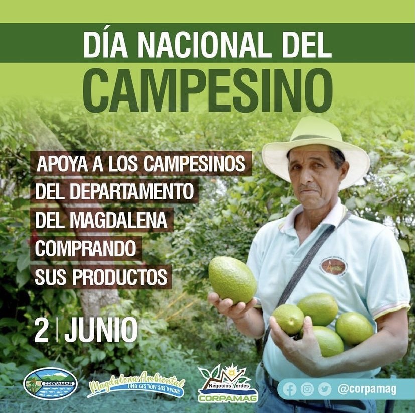 Banner de felicitaciones a el dia del campesino