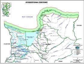 Imagen del mapa del Ecosistema Costero